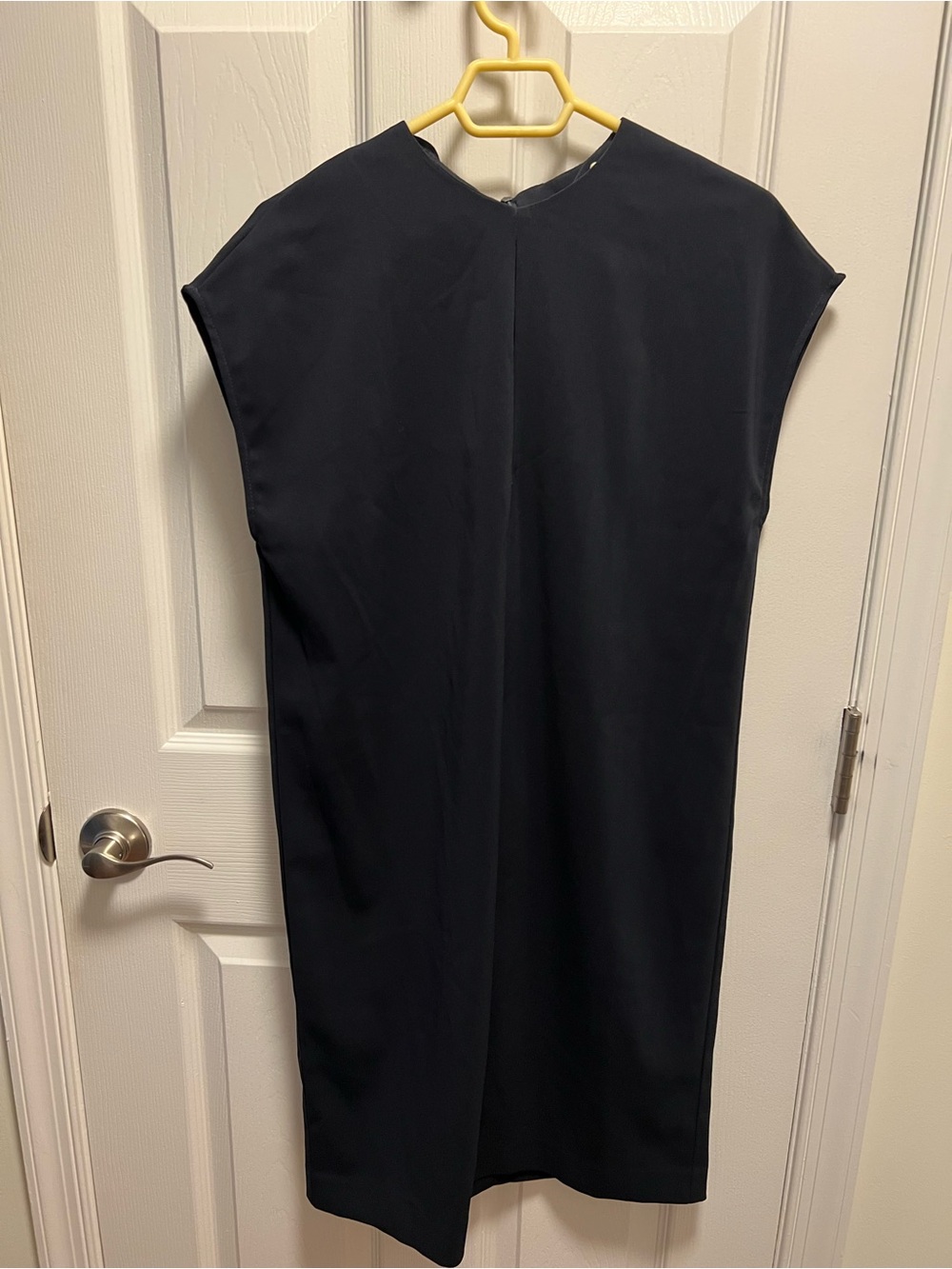 Mango Navy Blue Tailored Dress